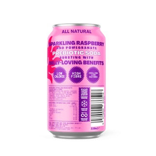 Living Things Raspberry & Pomegranate Feel-Good Soda 330ml