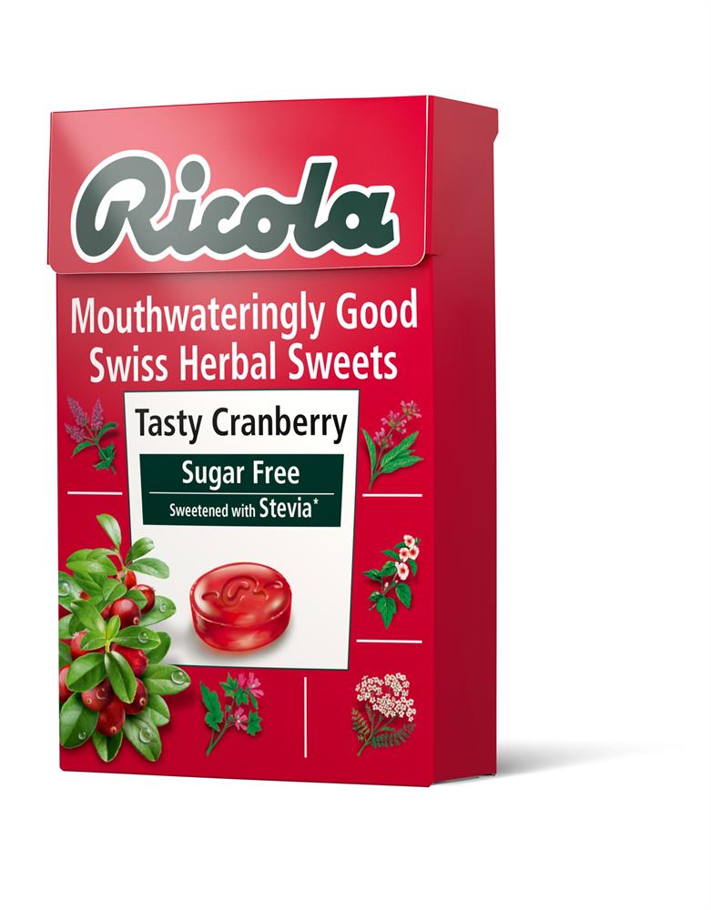 Cranberry Sugar Free sweets Box 45g