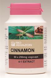 Cinnamon 60 x 250mg (10:1 extract) Vegicaps