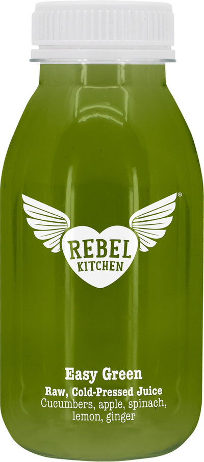 Rebel Kitchen Raw Juice Easy Green 250ml made in Kent UK