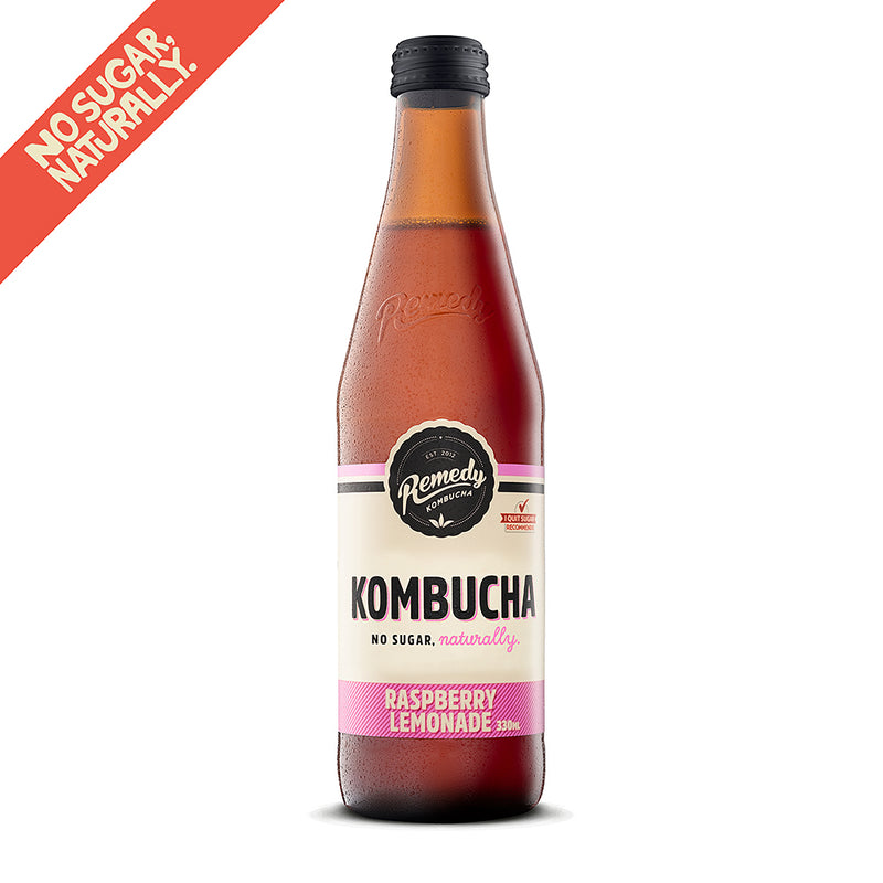 Remedy Kombucha Raspberry Lemonade 330ml