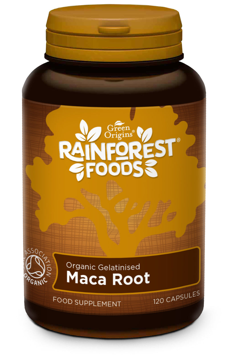 Organic Maca Root 5:1 500mg 120 Capsules