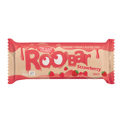 Strawberry Bar Covered In Pink Chocolate 30g