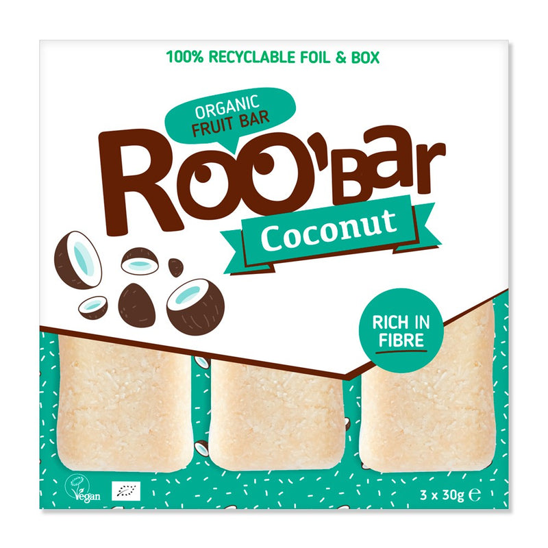 Rich in Fibre Coconut Bar - Multipack 3 x 30g