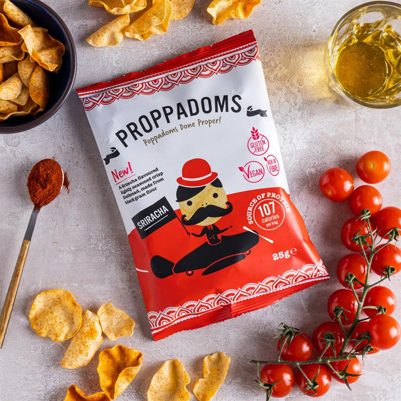 Sriracha Proppadoms 75g