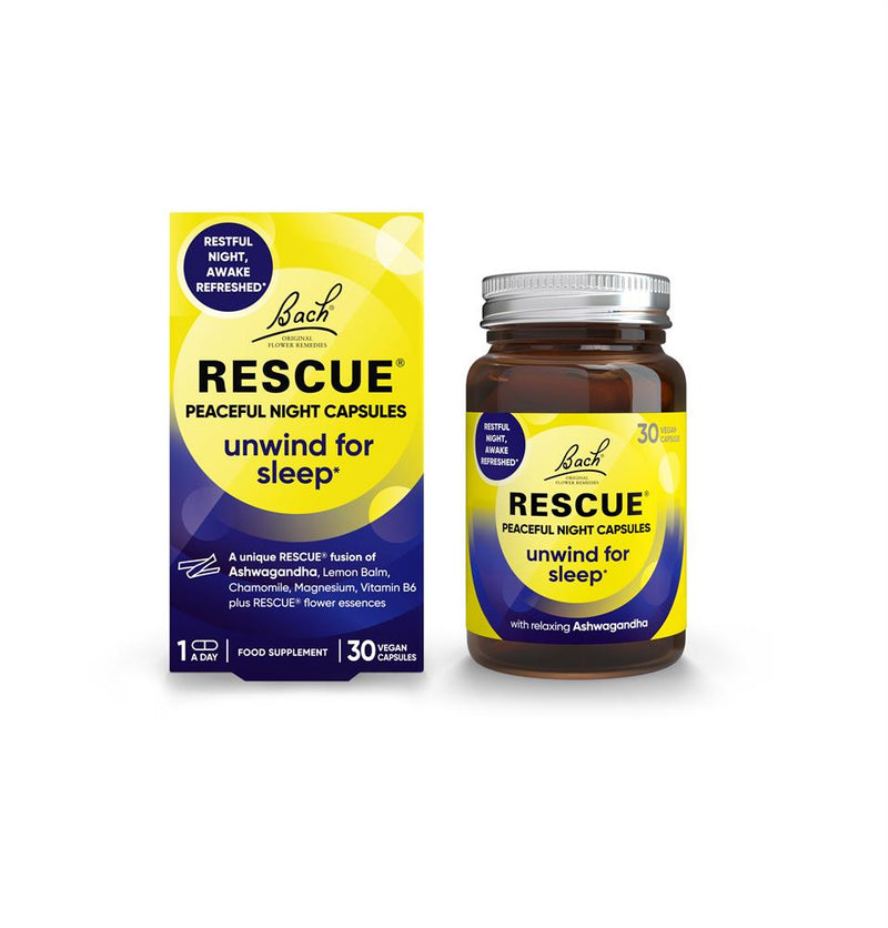 RESCUE Peaceful Night Capsules - 30 Caps