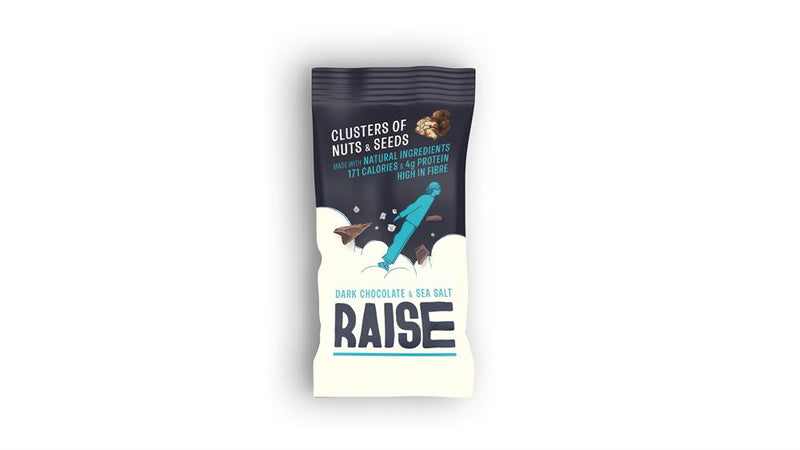 Dark Chocolate & Sea Salt Clusters of Nuts and Seeds 35g