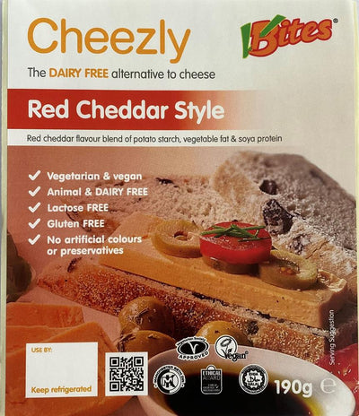 Red Cheddar Style Cheezly 190g