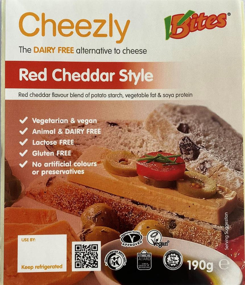 Red Cheddar Style Cheezly 190g