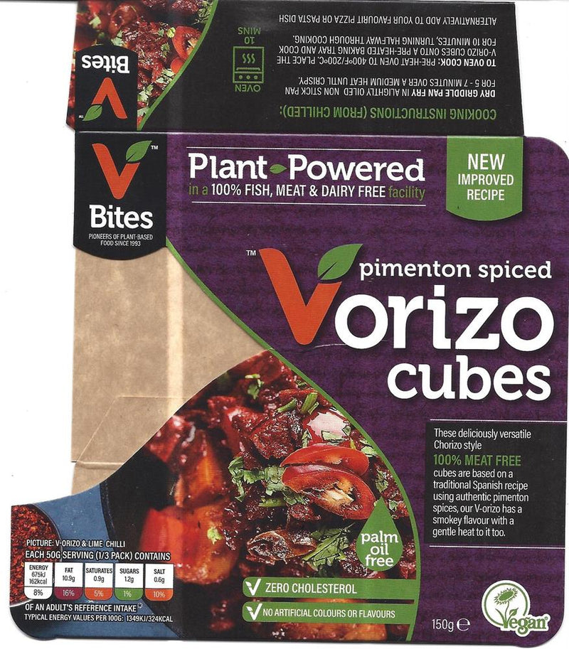 Chorizo Cubes 150g