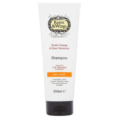 Roots & Wings Organic Sweet Orange & Rose Geranium Shampoo