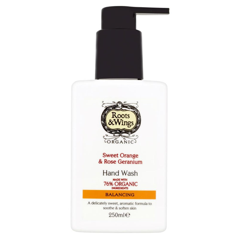 Organic Sweet Orange & Rose Geranium Hand Wash 250ml