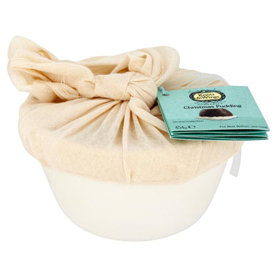 Organic Christmas Pudding in Ceramic Bowl 454g