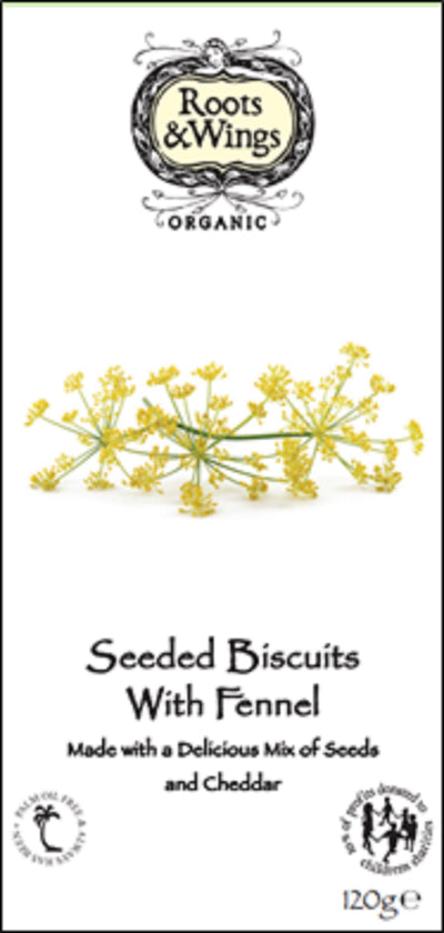 Roots & Wings Organic Seeded Biscuits with Fennel