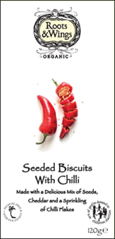 Organic Seeded Biscuits with Chilli 120g