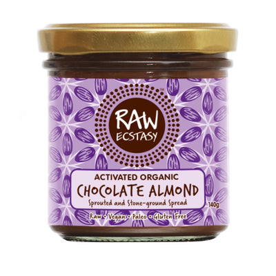 Stoneground Raw Chocolate & Activated Almond Spread 140g