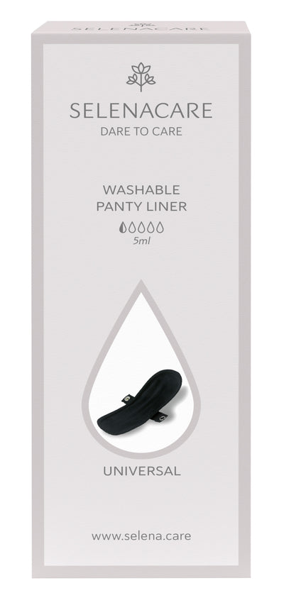 Menstrual Pantyliner Black One Size