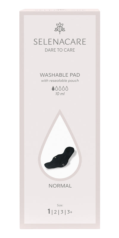 Menstrual Pad Normal Black Size 1