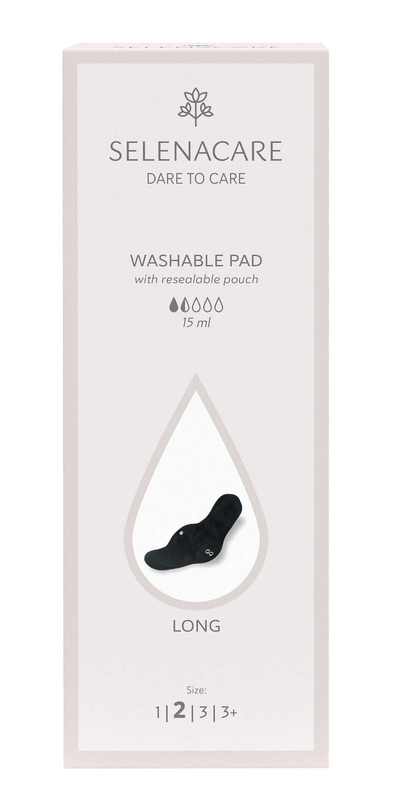 Menstrual Pad Normal Black Size 2