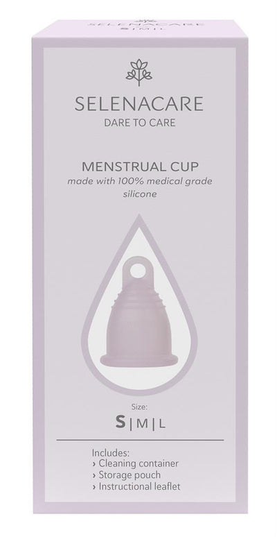 Menstrual Cup w/ Container + Pouch Size S