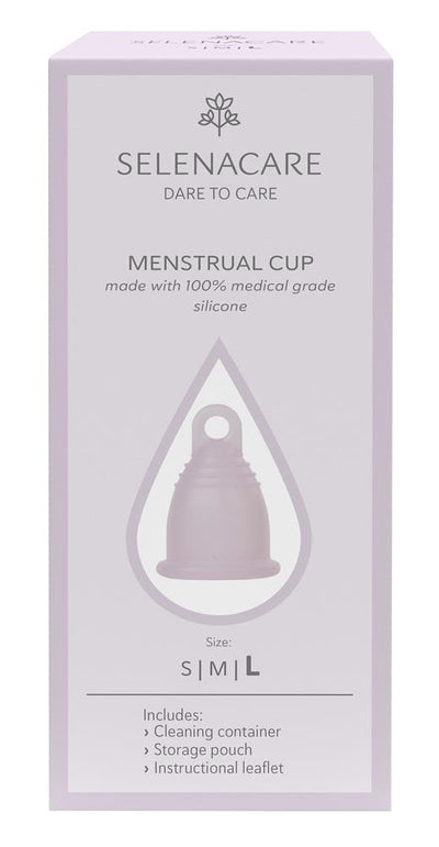 Menstrual Cup With Container + Pouch Size L