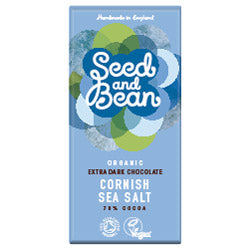 Organic Sea Salt Dark Bar 75g