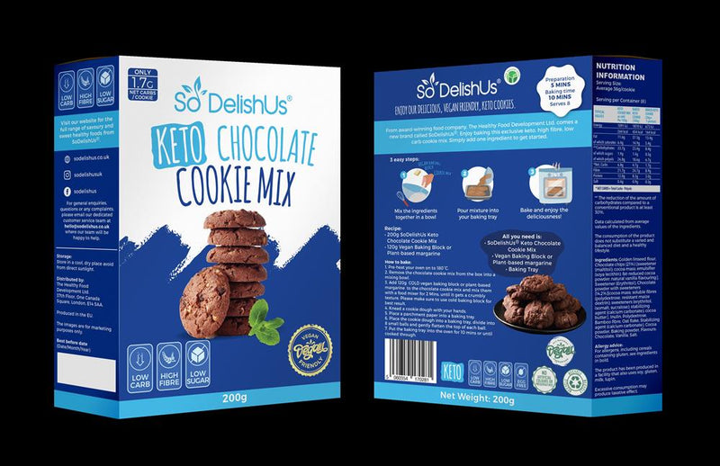 Keto Chocolate Cookie Mix 200g