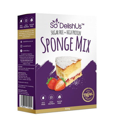 Sugar Free High Protein Vegan Sponge Mix 500g