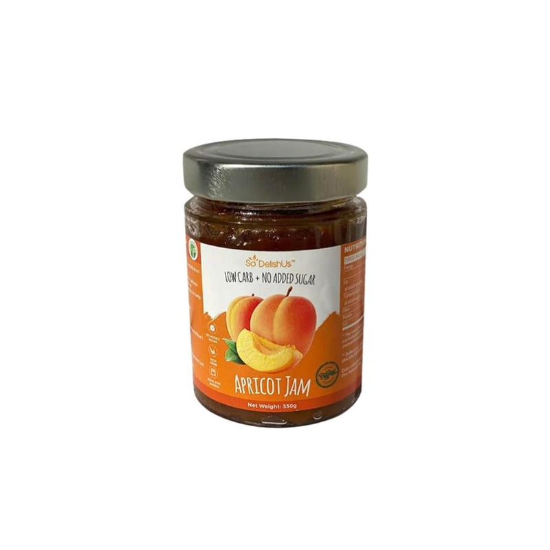 Low Carb No added sugar High Fibre Ideal Apricot Jam 250g