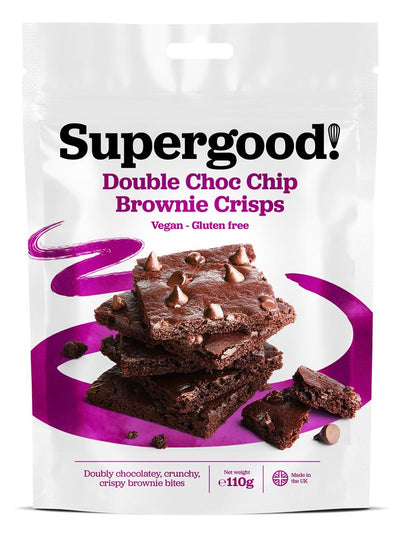 Double Choc Chip Brownie Crisps 110g