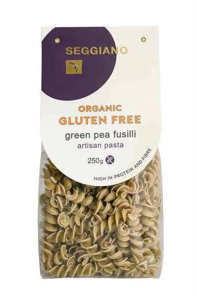 Organic Gluten Free Green Pea Fusilli 250g