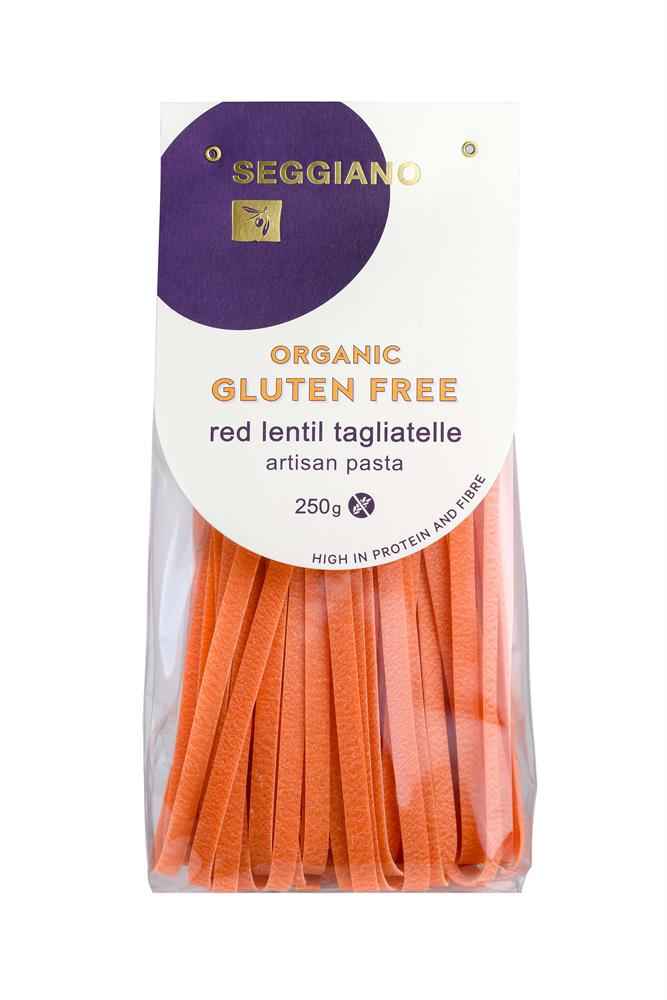 Seggiano Organic Gluten Free Red Lentil Tagliatelle 250g