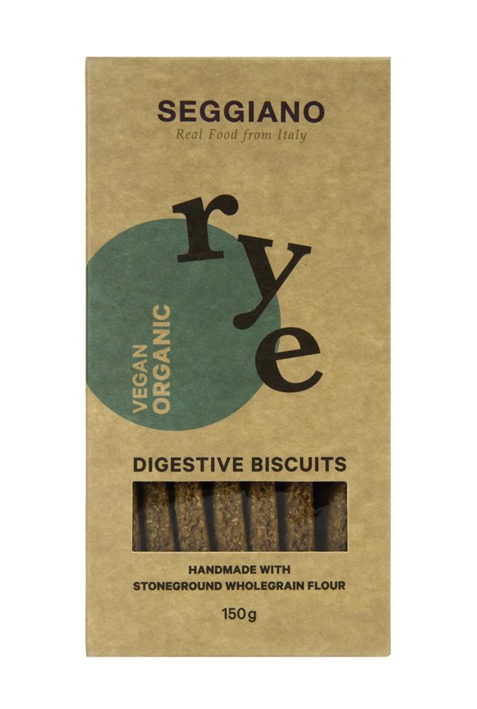 Seggiano Organic Rye Digestive Biscuits 150g