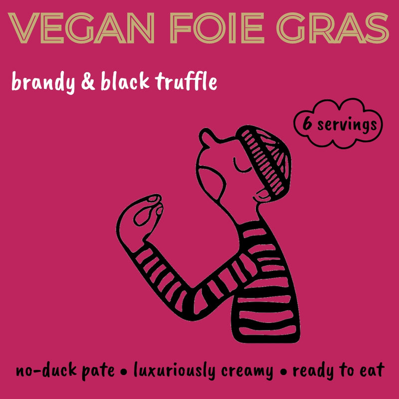 Vegan Foie Gras - Pate with Foraged Black truffle & Brandy 120g