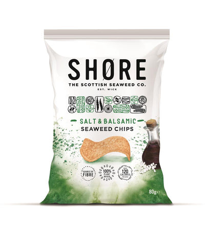 Seaweed Chips Salt & Balsamic Seaweed Chips 80g