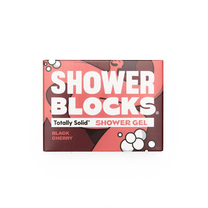 Shower Blocks Solid Shower Gel in Black Cherry 100g