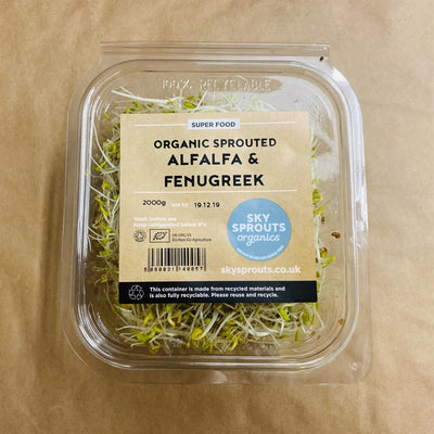 Organic Sprouted Alfalfa & Fenugreek 100g