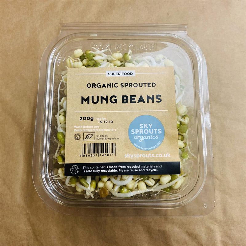Organic Sprouted Mung Beans 200g