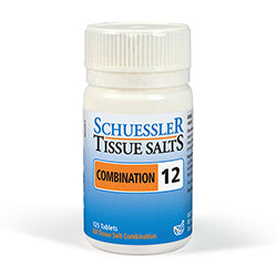 Combination 12 Tissue Salts 125 Tabs