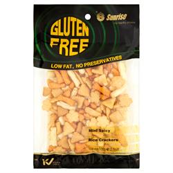 G/Free Rice Crackers - Mini Spicy 100g