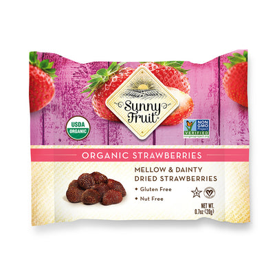 Dried Soft Strawberries Organic 20g