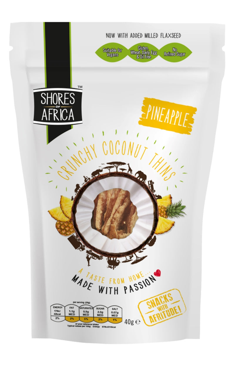 Coconut Thins Pineapple 40g