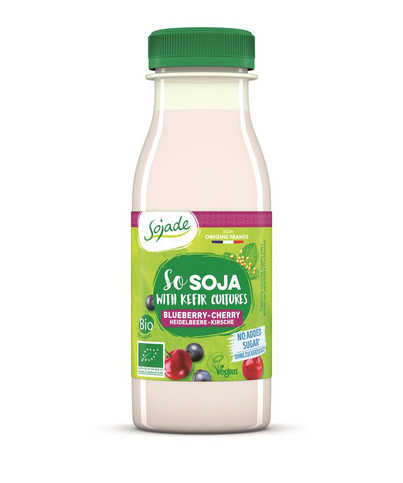 Organic NAS Blueberry & Cherry Soya Kefir 250ml