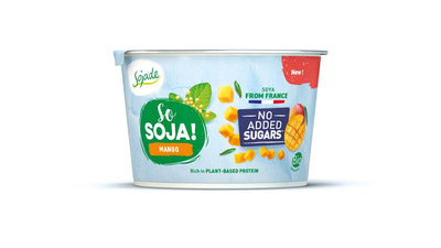 Organic No Added Sugar Mango Soya Yoghurt Alternative 150g