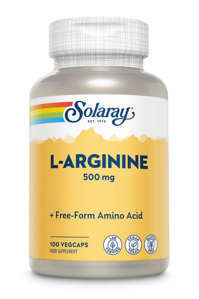 L-Arginine Free Form 500mg 100 Vcaps