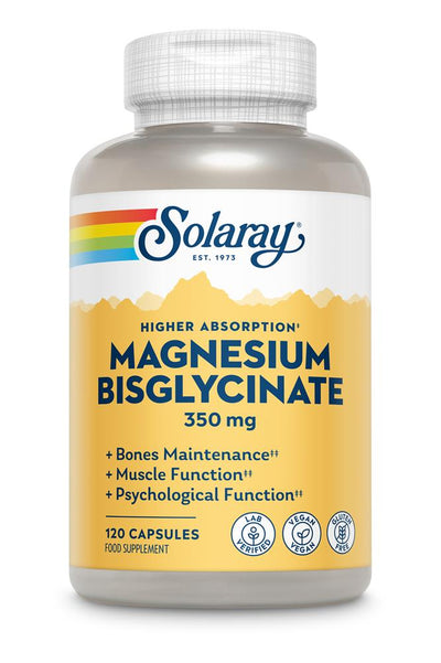 Magnesium Bisglycinate 350mg 120 VCaps