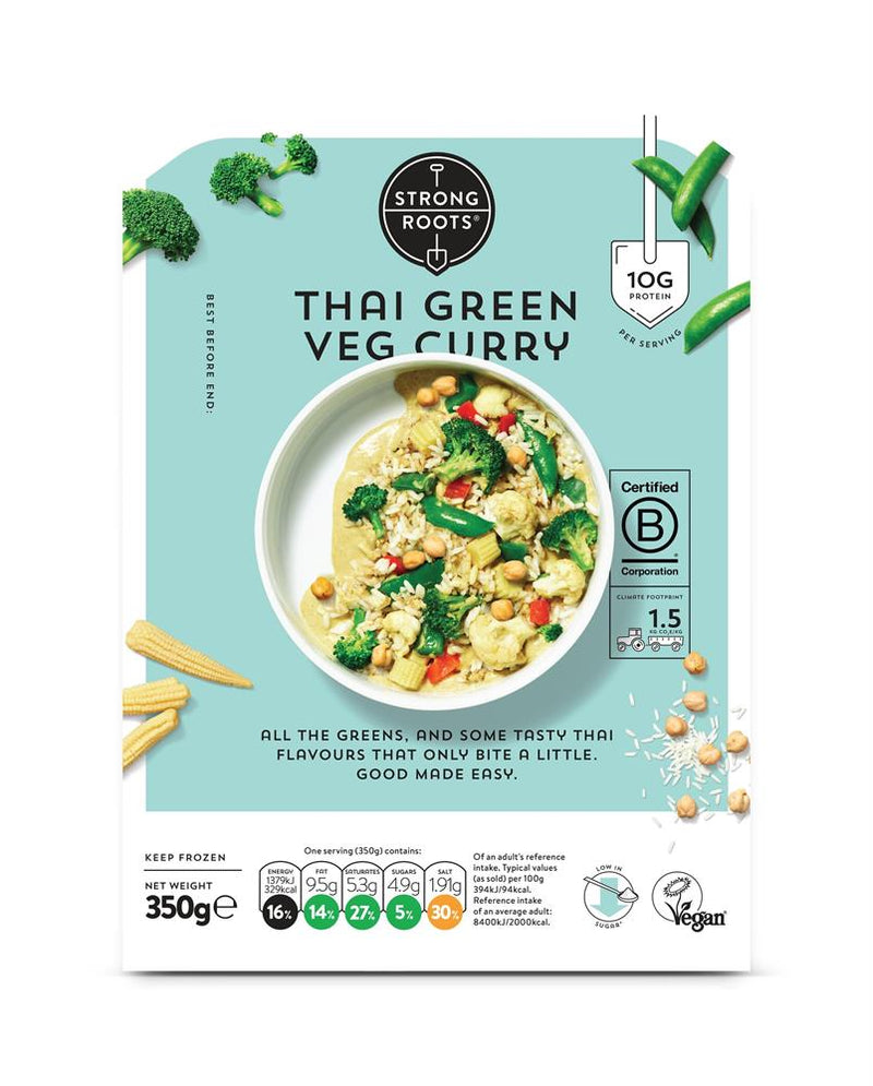 Strong Roots Thai Green Veg Curry 350g