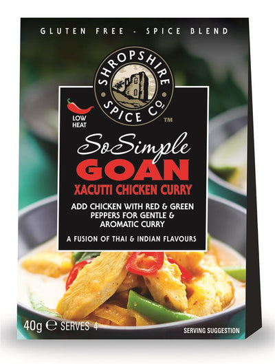 Shropshire Spice So Simple Gluten Free Goan Xacutti Curry 40g
