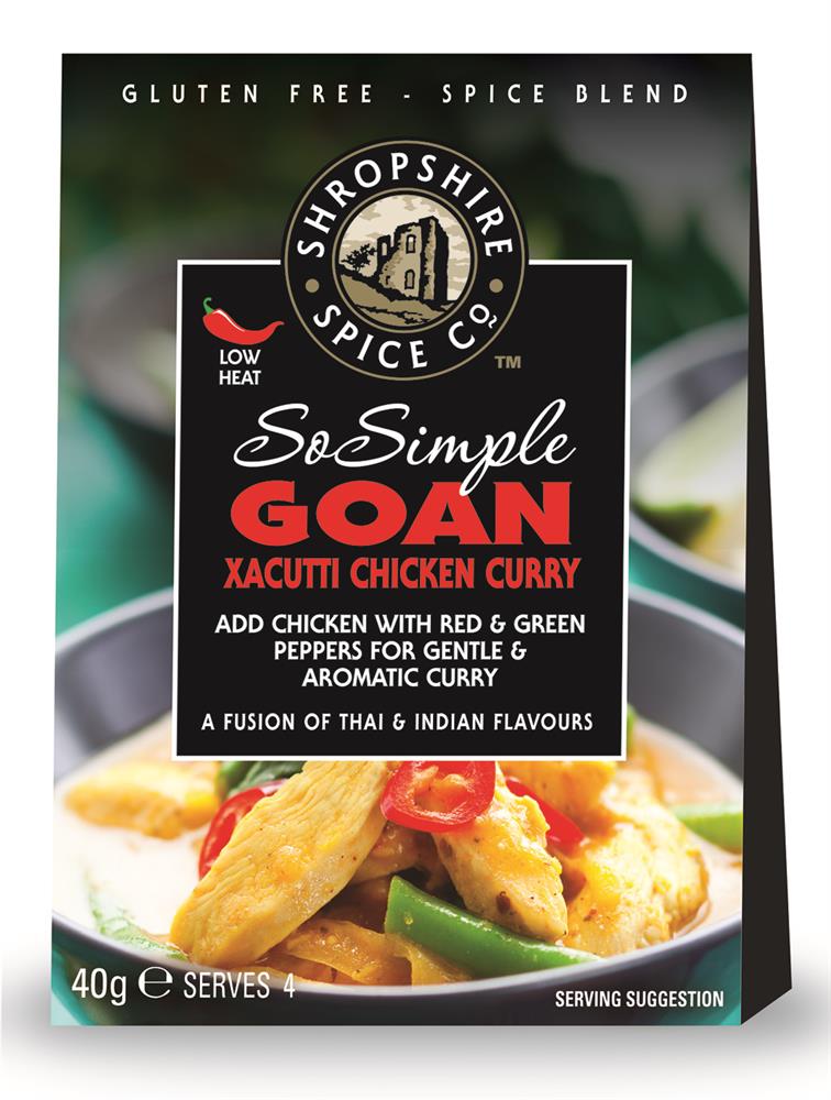 Shropshire Spice So Simple Gluten Free Goan Xacutti Curry 40g
