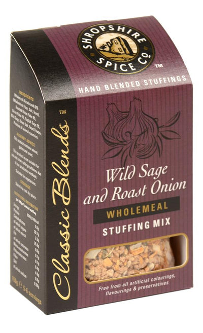 Shropshire Spice Wild Sage & Roast Onion Wholemeal Stuffing 150g